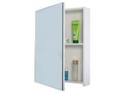 20 Wide Wall Mount Mirrored Bathroom Medicine Cabinet Storage Mirror Door