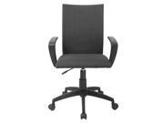 Black Ergonomic Desk Task Office Chair Midback Executive Computer Chair