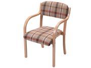 Bentwood Arm Dining Chair Accent Chair Upholstered Home Room Furniture