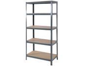 72 Heavy Duty Steel 5 Level Garage Shelf Metal Storage Adjustable Shelves Unit