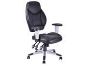 Modern PU Leather High Back Executive Computer Desk Task Office Chair Black