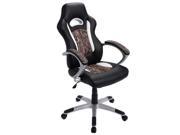 Ergonomic Tufted High Back Office Chair PU Leather Computer Desk Task Black