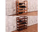 5 Tier Wooden Shoe Rack Shelf Storage Organizer Entryway Furni 2 Color In Random