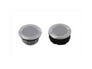 V twin Manufacturing Smooth Style Gas Cap Set Non vented 38 0404