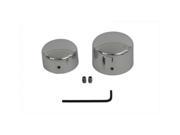 V twin Manufacturing Chrome Rear Axle Nut Cover Set 44 0742