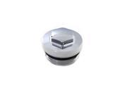 V twin Manufacturing Chrome Primary Cover Filler Cap 7809 2