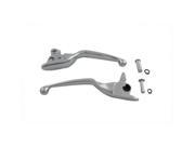 V twin Manufacturing Smooth Hand Lever Set Chrome 26 0741