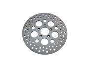 V twin Manufacturing 11 1 2 Drilled Front Brake Disc 23 9048