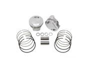 V twin Manufacturing 107 Twin Cam Forged Piston Set 11 0287