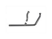 V twin Manufacturing Chrome Exhaust Header Kit For Kick Or Electric