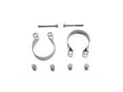 V twin Manufacturing Chrome Allen Type Exhaust Clamp Set 31 4039