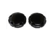 Black Techno Style Vented And Non vented Gas Cap Set 38 0462