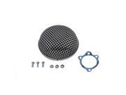 V twin Manufacturing Chrome Round Mesh Air Cleaner 13142