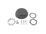 V twin Manufacturing Round Mesh Air Cleaner Chrome 63362