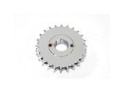 V twin Manufacturing Chrome Engine Sprocket Splined 24 Tooth 19 0492