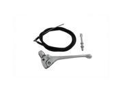 V twin Manufacturing Brake Handle Cable Kit Chrome 36 0577