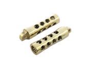 V twin Manufacturing Brass Concave Footpeg Set 27 0738