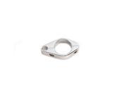 V twin Manufacturing Billet Throttle Cable Clamp Chrome 37 0883