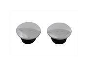 Chrome Low Profile Vented And Non vented Gas Cap Set 38 0398