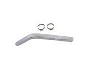 V twin Manufacturing Exhaust Crossover Heat Shield Chrome 30 0096