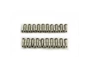 V twin Manufacturing Spoke 40 Piece Stainless Steel Nipple Set 45 0782