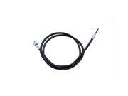 V twin Manufacturing 44 1 2 Black Speedometer Cable 36 0605