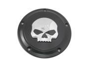 V twin Manufacturing Skull Derby Cover Black 42 1252