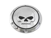 V twin Manufacturing Skull Derby Cover Chrome 42 1255