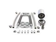 V twin Manufacturing Dual Tube Vertical Style Oil Cooler Kit 40 0348