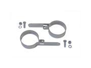 V twin Manufacturing Chrome 2 3 4 Exhaust Hanger Clamps