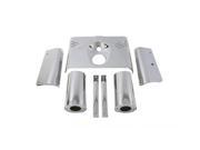 V twin Manufacturing Chrome Fork Cover Kit 24 1266