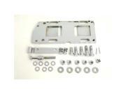 V twin Manufacturing Transmission Mounting Plate Kit Chrome 17 0246