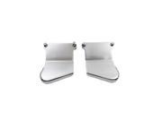 V twin Manufacturing Footboard Extension Chrome Pad Set 49 2557
