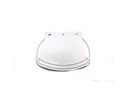 V twin Manufacturing Mud Flap Rubber White Plain 28 0702
