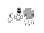 V twin Manufacturing Maltese Chrome Air Cleaner Cover Kit 34 1147