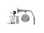 V twin Manufacturing Trumpet Style 12 Volt Chrome Horn Kit 33 0699