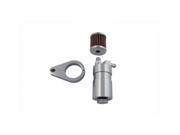 V twin Manufacturing Chrome Engine Breather Oil Collector 40 0595