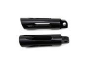 V twin Manufacturing Black Deep Cut Slasher Style Footpeg Set 27 1068