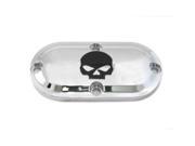 V twin Manufacturing Skull Inspection Cover Black 42 1264