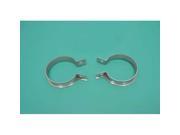 V twin Manufacturing Stainless Steel Exhaust Clamp Set 31 0225