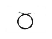 V twin Manufacturing 38 1 2 Black Speedometer Cable 36 0603