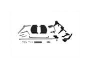 V twin Manufacturing Driver Footboard Kit With Black Brackets 27 0920