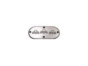 V twin Manufacturing Bonehead Skull Inspection Cover Chrome 42 1008