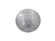 V twin Manufacturing Cross Type Derby Cover Chrome 42 0579