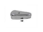 V twin Manufacturing Replica Left Side Chrome Oval Tool Box 50 0605