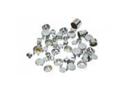 V twin Manufacturing Chrome Bolt Cap 76 Piece Cover Kit 37 9528