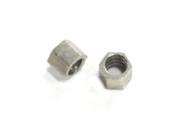 V twin Manufacturing Nickel Throttle Cable Nut Set 36 0958