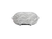 V twin Manufacturing Flame Transmission End Cover Chrome 42 0751