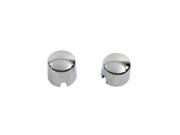 V twin Manufacturing Chrome Rear Axle Nut Cover Set 37 0041