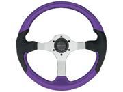 Uflex Steering Whl purple blk Grips Spargipls